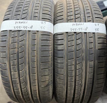 2x 255-55-18 Pirelli Zomer 2x 7.5mm €55 Per Band 255 55 18, Ophalen, 18 inch, Gebruikt, 255 mm