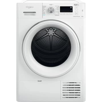 Whirlpool Fftm1182 - Warmtepompdroger - 8 kg - 6th Sense &, Ophalen of Verzenden, Zo goed als nieuw, Voorlader, 85 tot 90 cm