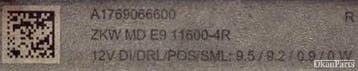 Mercedes-Benz LED  Rechter Module Rechts A1769066600, Ophalen, Gebruikt, Mercedes-Benz