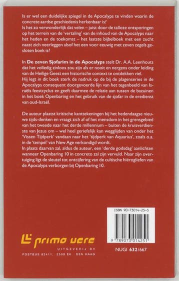 De zeven sjofarim in de apocalyps / Sjofar-serie / 2, Verzenden, Gelezen, A.A. Leenhouts