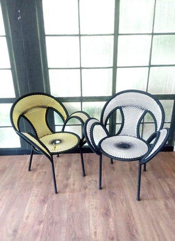 Moroso - Stoel (2) - Staal - Armstoelen Banjooli
