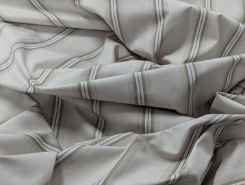 Tessuto D’Arredamento Vintage Italiano Rigato Country Chic -