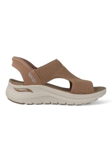 Skechers Arch Fit 2.0 Sandal - My Ever Bruin-36, Kleding | Dames, Schoenen, Verzenden, Nieuw, Bruin