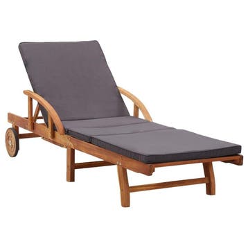 Luxe lounge ligbed - 35% goedkoper (retourdeal), Ophalen of Verzenden, Gebruikt, Hout, Verstelbaar