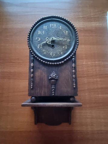 Regulateur wandklok - Britt - Antiek Hout - 1910-1920,