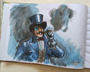 Signé Lupin - Artbook + ex-libris + dédicace couleur - C - 1, Boeken, Nieuw