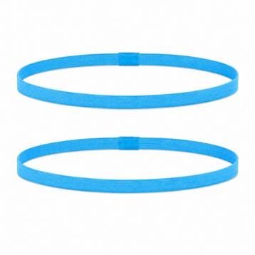 Haarband Sport - Elastiek - Anti-slip - Blauw - Set van 2, Nieuw