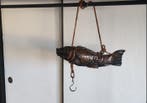 Japanse Jizaikagi Vissculptuur – Traditionele hangende, Antiek en Kunst