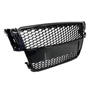 Grill Audi A5 8T (2007-2011) RS Design Piano Black, Ophalen of Verzenden, Nieuw