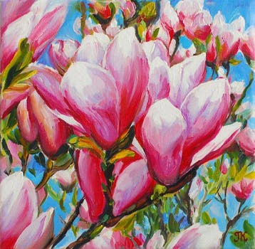 Genadiy Kolisniy (1968) - Magnolias, Still life