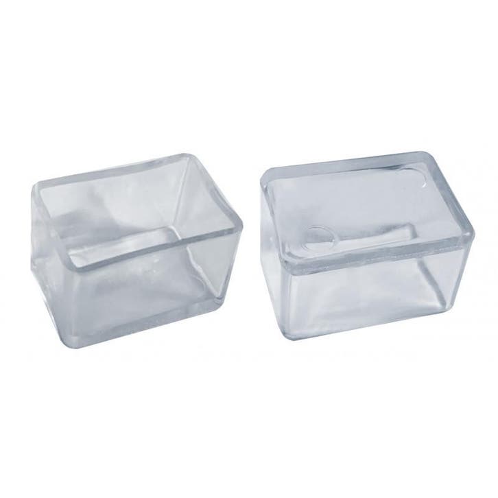 Flexibele stoelpootdop (omdop, rechthoek, 25x50 mm, transpa, Huis en Inrichting, Woonaccessoires | Overige, Nieuw, Ophalen of Verzenden