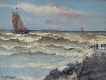 Henk Dekker (1897-1974) - Zeegezicht