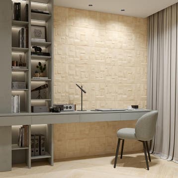 Wandtegel Beige 30x90cm (Muurtegels, Muur- en plafondtegels), 60 cm of meer, Nieuw, Ophalen of Verzenden, 10 m² of meer
