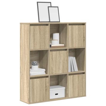 vidaXL Boekenkast 89x24x101,5 cm bewerkt hout sonoma, Verzenden, Nieuw, Overige houtsoorten