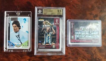 2022 Panini Instant WC and Topps 2010 WC on card auto Lionel, Nieuw