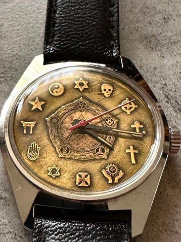 Eye Of God Masonic Wristwatch, Nieuw