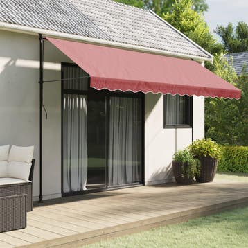 vidaXL Vervangingsdoek voor luifelrok gestreept 380x20 cm, Verzenden, Nieuw
