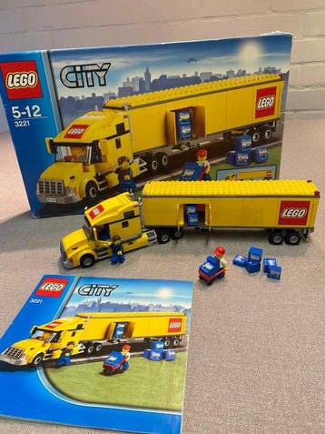 Lego Set - 3221 - City - 3221 Lego Camion - Prachtig, Nieuw