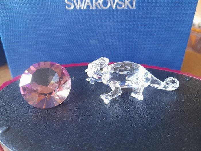 Swarovski - Beeldje - Chameleon - 291134 - Box + Certificate, Antiek en Kunst, Curiosa en Brocante