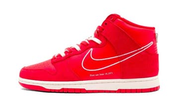 Nike Dunk High First Use University Red, Nieuw