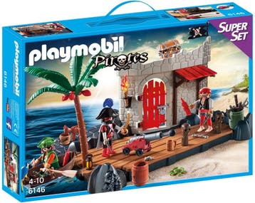 Playmobil SuperSet Piratenfort - 6146 (Nieuw), Verzenden, Nieuw