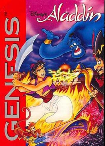Disneys Alladin - Sega Genesis - NTSC (Losse Cassette), Spelcomputers en Games, Ophalen of Verzenden, Zo goed als nieuw