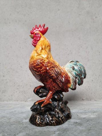 Figuur - Kleurrijke Haan - IJzer