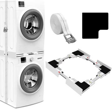 Wasmachine Droger Opzetstuk | Bespaar Ruimte | 45% Korting, Witgoed en Apparatuur, Ophalen of Verzenden, Zo goed als nieuw