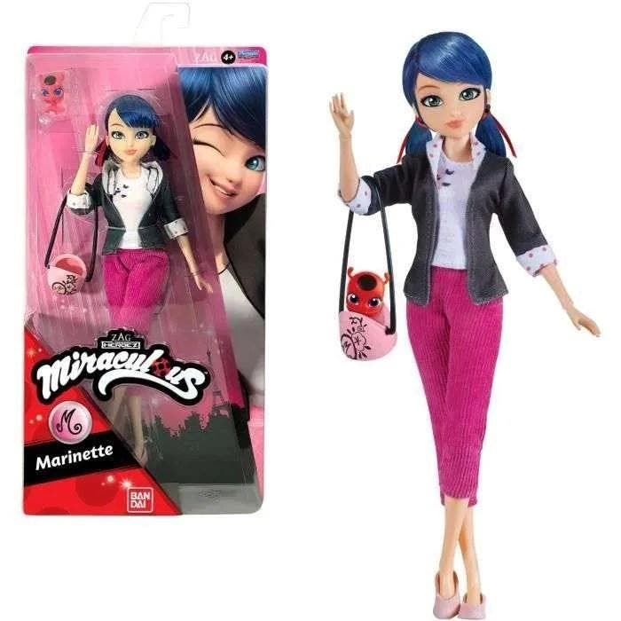 BANDAI Miraculous Ladybug - Modepop 26 cm: Marinette, Kinderen en Baby's, Speelgoed | Overig, Nieuw, Verzenden