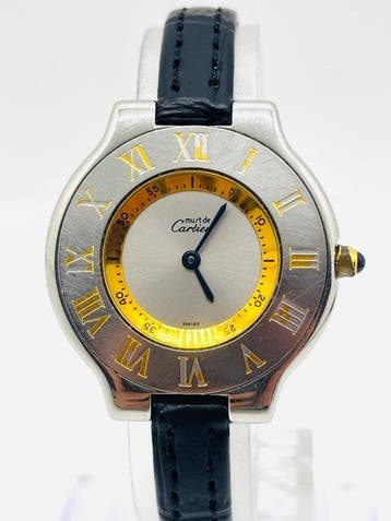 Cartier - Must de Cartier 21 - cal.1330 - Dames - 1980-1989, Nieuw