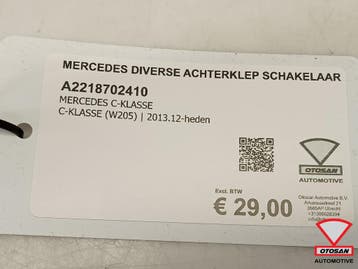 Mercedes Diverse Achterklep Schakelaar Opener A2218702410, Ophalen, Gebruikt, Mercedes-Benz