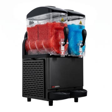 GGM Gastro | Slushmachine - 2x 12L - 710W - Digital - Zwart, Zakelijke goederen, Horeca | Keukenapparatuur, Verzenden, Nieuw in verpakking