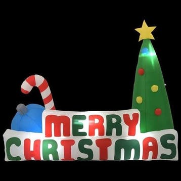Kerstboom Opblaasbaar | Laatste Stuk!, Ophalen of Verzenden, Zo goed als nieuw