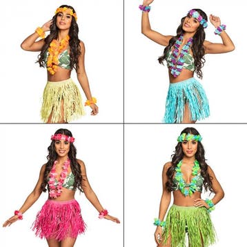 Tropische Hawaii set 4-delig, Ophalen of Verzenden, Nieuw