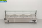 HCB RVS Bain marie 3 x 1/2 GN 95 cm 230V Horeca, Ophalen of Verzenden, Nieuw in verpakking