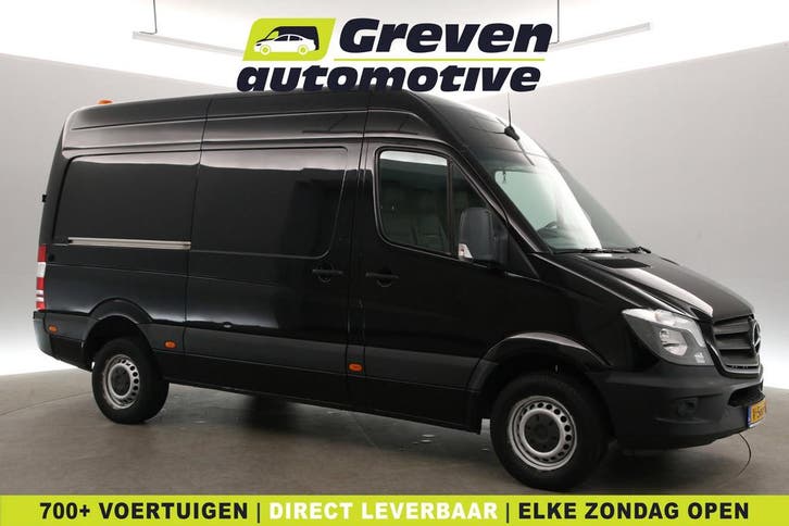 Zakelijke Lease |  Mercedes-Benz Sprinter 314 2.2 CDI L2H2, Auto's, Bestelauto's, Onderhoudsboekje, Lease, Automaat, Zwart, Financial lease