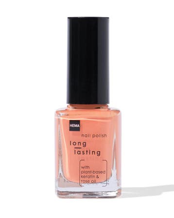 HEMA Long lasting nagellak 1033 melon sorbet, Verzenden, Nieuw, Oranje