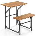 LIVSK Picknicktafel - Acaciahouten Blad - Metalen Poten - Zi, Verzenden, Nieuw