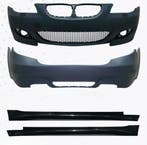 BMW E60 03–10 M5-stijl bodykit 4-uitlaat + sideskirts, Nieuw, Voor, BMW, Bumper