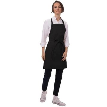 Halterschort | Polyester/Katoen | Zwart | 775x610mm, Verzenden, Nieuw in verpakking