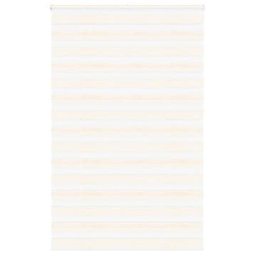 vidaXL Zebra Blind 145x230cm stofbreedte 140,9cm polyester, Verzenden, Nieuw, Beige