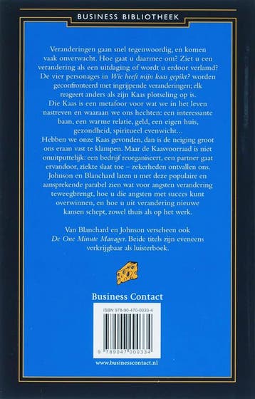 Business bibliotheek - Wie heeft mijn kaas gepikt?, Verzenden, Zo goed als nieuw, Spencer Johnson