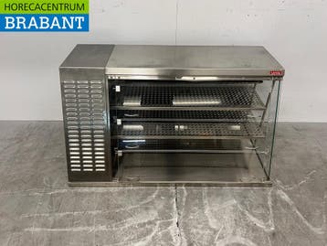 RVS Uniscool Koelvitrine Gebaksvitrine 121 cm 230V Horeca, Zakelijke goederen, Horeca | Keukenapparatuur, Ophalen of Verzenden