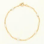 Armband - 14 karaat Geel goud - Parel, Sieraden, Tassen en Uiterlijk, Nieuw