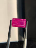1 pcs Roze, Rood Robijn - 4.42 ct - Lotus Gemology - Kashmir, Nieuw