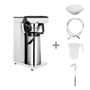GGM Gastro | Filterkoffiemachine - 2,2 liter - 2,2 kW - met, Verzenden, Nieuw in verpakking, Koffie en Espresso