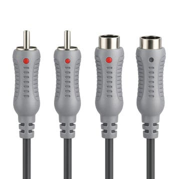 Brandrige RCA Stereo Verlengkabel 3m – 2×RCA Male naar 2×RC, Verzenden, Nieuw