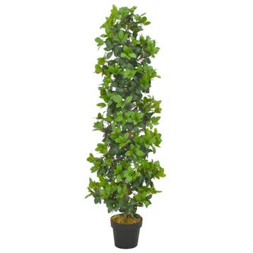 vidaXL Kunstplant met pot laurierboom 150 cm groen, Verzenden, Nieuw