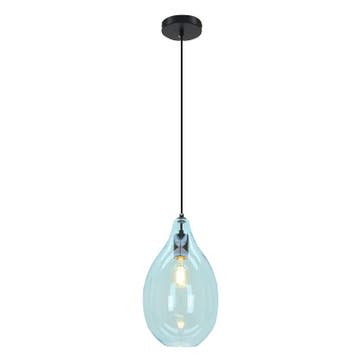 Design hanglamp blauw, Cees, Huis en Inrichting, Lampen | Hanglampen, Ophalen of Verzenden, Nieuw, Glas, Design