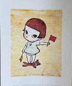 Yoshitomo Nara - Mädchen mit den Winkerflaggen, 1996,
